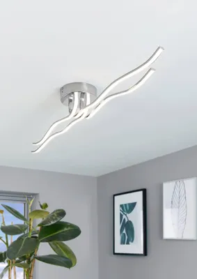 Immagine prodotto di Plafoniera LED cromata dall'elegante design RONCADE