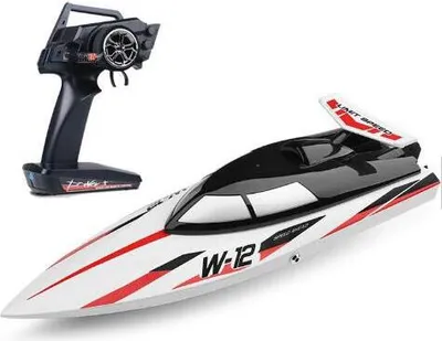 Produktbild von RC 2,4 Ghz. Speedboot TIGER SHARK W-12 ferngesteuertes Schiff Boot Rennboot RTR