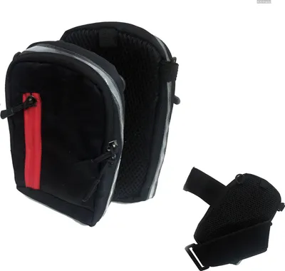 Produktbild von K-S-Trade Fototasche Kameratasche Gürteltasche Schutz Hülle kompatibel mit Sony FDR-X 3000 R Case bag Stoßfest Holster schwarz 1x