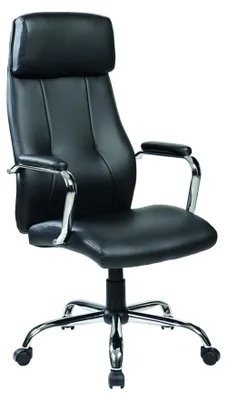 Produktbild von Rocada Ergoline 986V22, Gepolsterter Sitz, Gepolsterte Rückenlehne, Schwarz, Schwarz, Kunstleder, Kunstleder