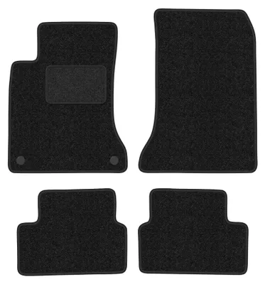 Image de Tapis de sol en moquette pour Mercedes W246 2011-2018 (B-klasa) – jeu 4 pièces, anthracite, sur mesure – Wielganizator ANTHRA