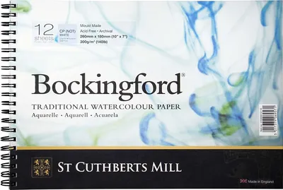 Produktbild von Bockingford : TWatercolour Paper : Spiralblock : 300gsm : A3 : Cold Pressed NOT - CHOOSE