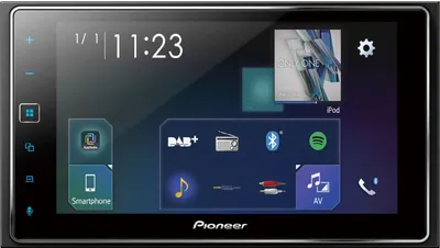Zdjęcie produktu dla Pioneer SPH-DA130DAB, Czarny, 2 DIN, AAC, FLAC, MP3, WAV, WMA, JPEG, DIVX, FLV, H.264, MKV, MPEG2, MPEG4, 17,8 cm (7")