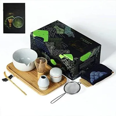 Produktbild von Famanu Matcha Set - Premium Matcha Starterkit - Licht Grau