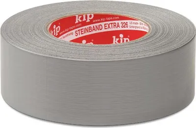 Produktbild von KIP Steinband Extra 326 silber 50 m x 100 mm Rolle - 326-10