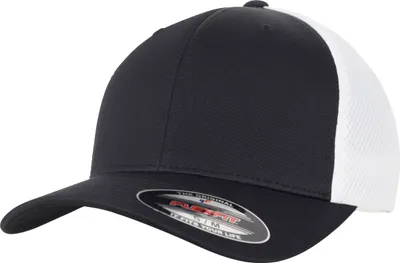 Produktbild von FLEXFIT 6533T | Flexfit Ultrafibre & Airmesh 2-Tone Cap, Atmungsaktiv - Farbe: Black/White - Größe: S/M
