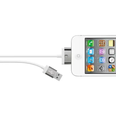 Immagine prodotto di Belkin F8J041CW2M-WHT cavo per cellulare Bianco 2 m USB A Apple 30-pin