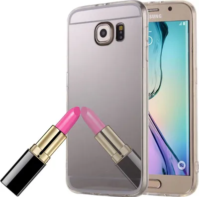 Produktbild von Samsung Galaxy S6 Handy Hülle Spiegel Mirror Soft-Case Schutz-Cover Silber