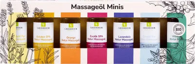 Produktbild von GREENDOOR Massageöl Sortiment als Minis