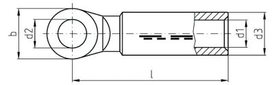 Produktbild von Intercable Presskabelschuh 400qmm M12 blank ICALCU40012