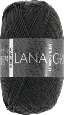 Produktbild von Lana Grossa - Meilenweit 4-fach 50g Cashmere 0055 anthrazit