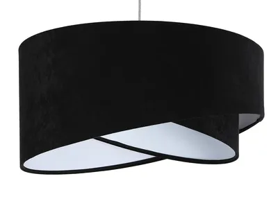 Zdjęcie produktu dla Lampa wisząca GEMSTONE czarna/biała