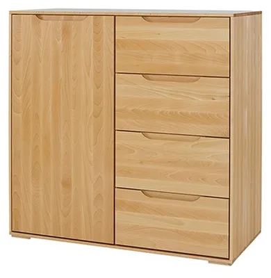 Produktbild von Massive Kommode Anrichte Sideboard Möbel Kommoden Echtholz Schränke Neu Schrank