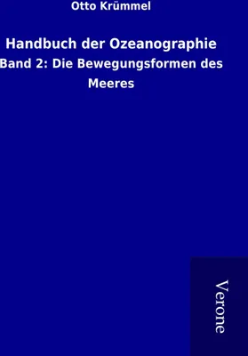 Produktbild von Handbuch der Ozeanographie