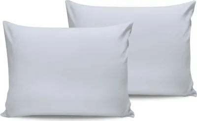 Produktbild von L'Essentiel Linge de Maison, De White, Satin-Kissenbezug-Set (2 Stück), Weiß, 100 % Baumwollsatin, 50 x 70 cm