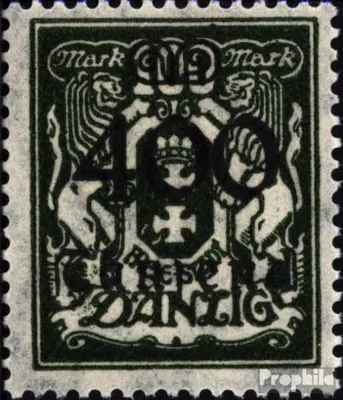 Produktbild von Briefmarken Danzig 1923 Mi 161 postfrisch Aushilfsausgabe
