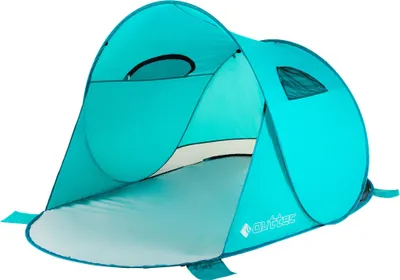 Produktbild von Outtec® XXL plážová škrupina s UV ochranou - pop-up stan, ochrana pred slnkom, ochrana pred vetrom, plážový stan - pre bábätká, deti a dospelých - ultraľahký
