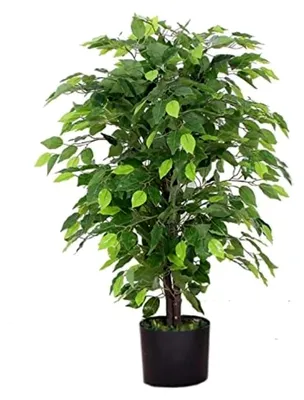 Produktbild von Kunstpflanze, 90 cm, buschig, schwarzer Kunststofftopf