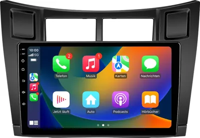 Obrázok produktu pre Android autorádio 9 palcov 64 GB pre Toyota Yaris XP90 2005-2012 CarPlay Android Auto Navi Bluetooth DAB+