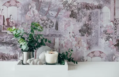 Obrázok produktu pre A.S. Création oriental pink 381744 netkaná tapeta netkaná tapeta v rolke
