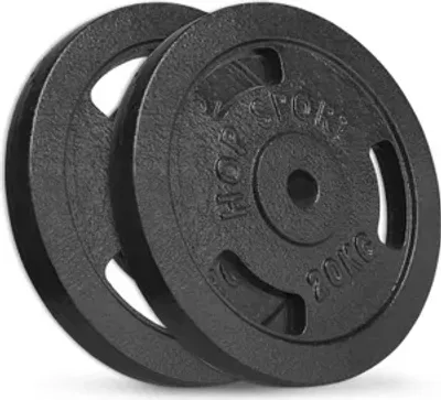 Produktbild von Hop-Sport 40 kg Hantelscheiben 2x20 kg Ø30mm Gusseisen Gewichte Hanteln Set