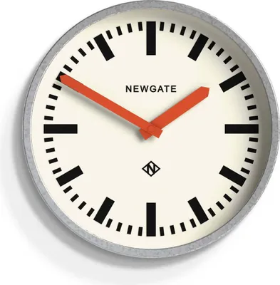 Produktbild von Newgate Luggage – Wanduhr – Orange Zeiger