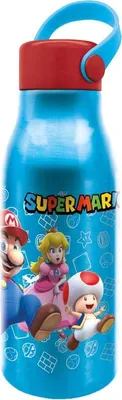 Image de Super Mario - Bouteille en aluminium avec poignée - 760 ml