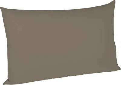 Produktbild von sleepling – Satin Kissenbezug, Seitenschläferkissen, 100% seidig weicher Baumwolle, 40x145 cm, taupe