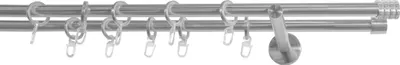 Produktbild von SN Deco - Stilgarnitur Lille, 19 mm, 2-Lauf, edelstahl optik, 100 cm