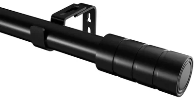 Gardinenstange schwarz ausziehbar 135-450 cm