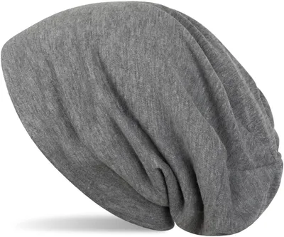 Produktbild von styleBREAKER Damen Beanie Mütze All Over Glitzer Stoff bis 57cm, Grau