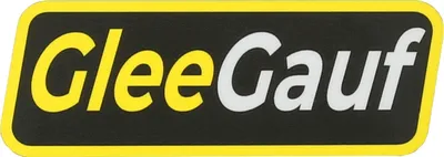 Obrázek produktu pro Nálepka - "GleeGauf" Cerná/Žlutá/Bílá