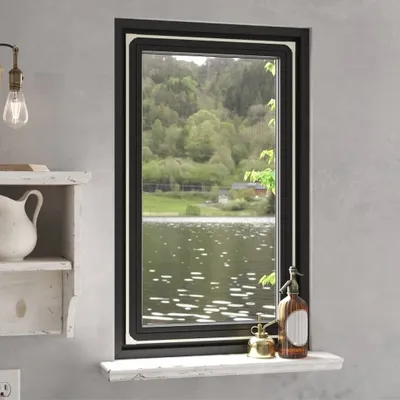 Produktbild von The Living Store Magnet-Insektenschutz für Fenster Weiß 80x140 cm