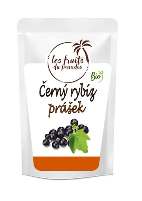 Obrázek produktu pro Černý rybíz prášek BIO 500 g LES FRUITS DU PARADIS