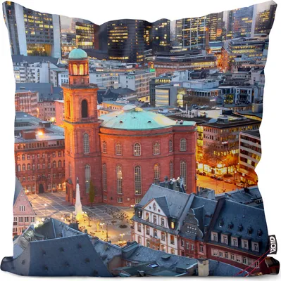 Produktbild von VOID Frankfurt Paulskirche Kissenbezug Kissenhülle Deko Outdoor Dekoration Garten Dekokissen