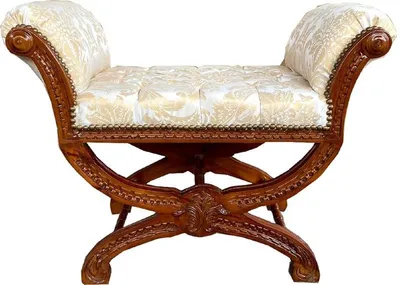 Immagine prodotto di Casa Padrino Sgabello barocco bianco / oro / marrone - Sgabello fatto a mano in stile antico con elegante motivo - Sgabello in stile barocco - Sgabello barocco d'arredo