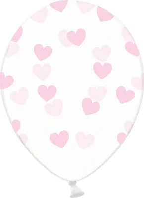 Immagine prodotto di Palloncini trasparenti a forma di cuore, 30 cm, confezione da 6