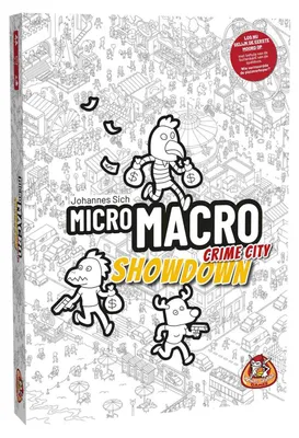 Zdjęcie produktu dla White Goblin Games Micromacro – Crime City Showdown – gra planszowa