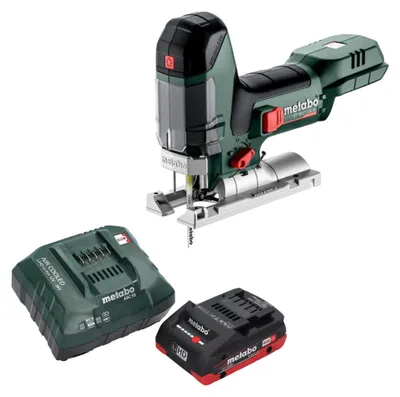 Obrázek produktu pro Akumulátorová přímočará pila Metabo ST 18 LT 130 BL 18 V 130 mm bezkartáčová + 1x LiHD akumulátor 4,0 Ah + nabíječka