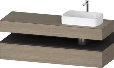Produktbild von Duravit QA4778080350010 QTG KWTU WH Ek. 1600x550x600 Ei Tra