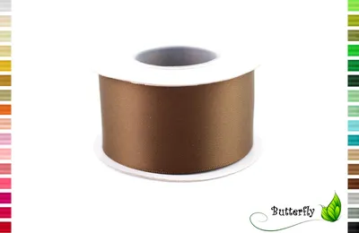 satinband 38mm 40mm 4cm doppelseitig doppelsatinband braun schokobraun milchschokolade goldbraun kastanie