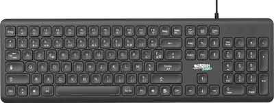 Image de Clavier Filaire Cyclee Noir Urban Factory