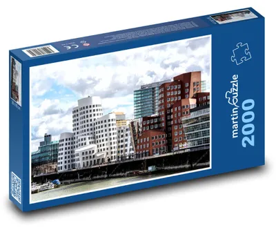 Produktbild von martinpuzzle - Puzzle 2000 Teile - Zollhof - Düsseldorf, Deutschland