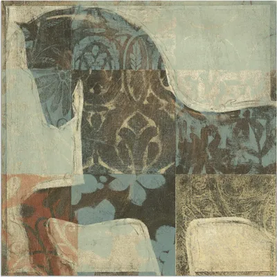 Produktbild von ARTland Wandbild Alu für Innen & Outdoor Gemustertes Pferd I Größe: 40x40 cm