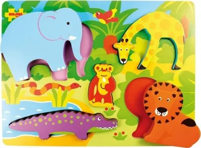 Obrázek produktu pro Vkládací puzzle safari