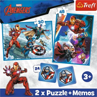 Zdjęcie produktu dla Trefl TREFL AVENGERS Puzzle Set 30+48+M24