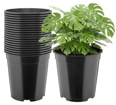 Produktbild von Garronda rund hoch Kunststoff mit Drainagelöchern Pflanztopf GD-KW-RH