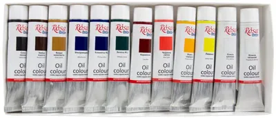 Zdjęcie produktu dla Zestaw farb olejnych Rosa Gallery jakość studyjna 12 kolorów 20ml