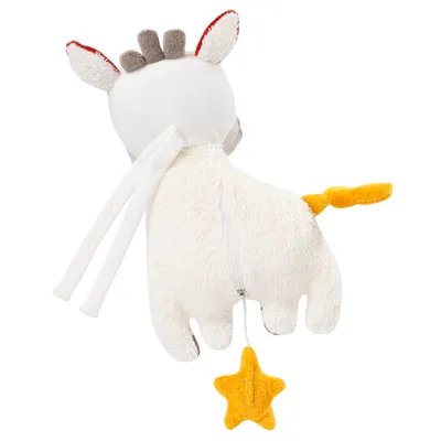 Produktbild von Fehn Spieluhr fehnNatur Baumwolle Zebra 21 cm