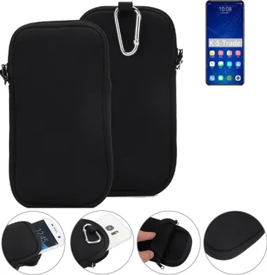 Produktbild von K-S-Trade Neopren-Hülle Handyhülle kompatibel mit ZTE Axon 31 5G Schutzhülle Neoprenhülle Sleeve Schutz-Hülle Gürtel Tasche Case Holster